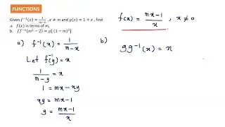 Function ( Re-inverse Function Question )