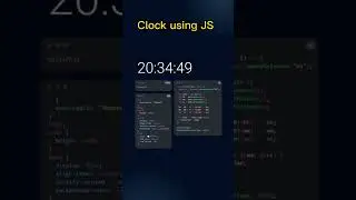 Clock using javascript 