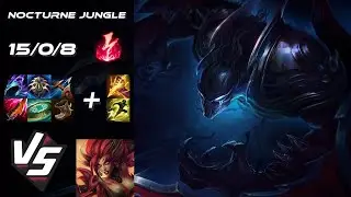 JUNGLE Nocturne vs Zyra - NA Challenger Patch 26.2