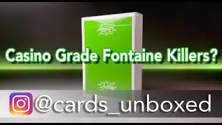 Quality Bee Playing Cards - Cards Unboxed  - Better than Fontaine?
