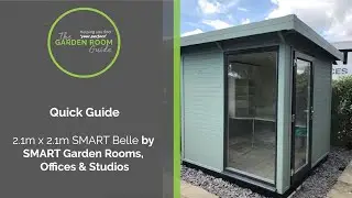 2 1m x 2 1m SMART Belle garden room perfect for a small garden