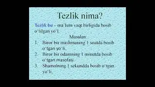 Harakatga doir masalalar #math. #maths #harakatga_doir_masalalar_yechishni oʻrganamiz