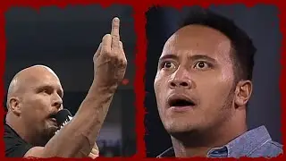 Stone Cold Gives The Rock A Bird For Thanksgiving.
