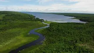 Lake Gogebic Headwaters - Upper Peninsula of Michigan - Aerial