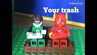 LEGO Flash vs S6 episode 3 Green Lantern is trash at Fortnite