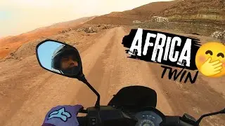 ملي ما كايكونوش عندك الفلوس ديال😁 africa twin موتوري رجعتو cross