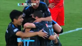 Gol de Romero. Independiente 0 - Racing 2. Ida. Liguilla Pre-Libertadores. Primera Divisi&oacute;n. FPT.