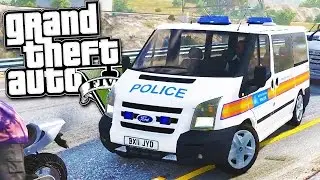 BRITISH MET POLICE PATROL! | GTA 5 LSPDFR #32 - | FORD TOURNEO !