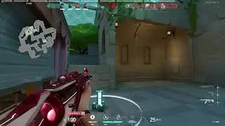 Invented a new move running vandal 😂 #valorant #valorantclips #shorts #ascendant3 #reyna #pearl