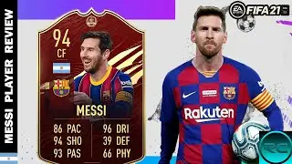 LIONEL MESSI IF 94 PLAYER REVIEW! SER&Aacute; META?... | FIFA 21