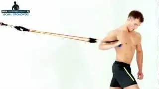 Trener Personalny - Michał Gronowski - trening klatki piersiowej Bodylastics