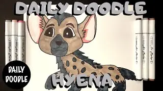 How to draw a cute Hyena | The Lion King!