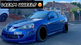 HONDA INTEGRA TYPE R DC5 GETS NEW DREAM WHEELS!!!