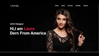 Responsive Portfolio Website Using HTML CSS and JavaScript -Part-1