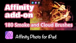 【AffinityPhoto for iPad】add-on コンテンツパック180 Smoke and Cloud Brushesを購入