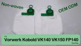 Replacement Vacuum Cleaner Dust Bags Compatible With Vorwerk Kobold VK140 VK150 FP140 Vacuum Parts