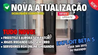 NOVA ATUALIZA&Ccedil;&Atilde;O DO DESBLOQUEIO USB DO XBOX 360 CHEGOU! (BETA 5) - FREESTYLE AURORA JOGOS E MAIS!