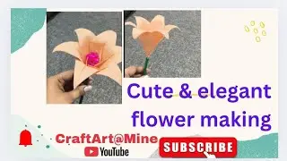 Flower making vedios easy making# Viralvedios #diy #diycraft #easyflower 