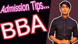 Admission Tips on BBA by RH Rajib