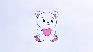 How To Draw A Cute Teddy Bear | Easy Teddy Bear Drawing Tutorial