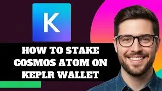 NEW! How to Stake Cosmos ATOM on Keplr Wallet in 2025!