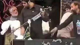 Zakir Ghayoor Sabir Shah ka Mimber per jhagra hoa