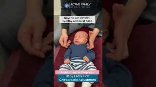 Infant Chiropractic Adjustment by A Fairfax Chiropractor Dr. Gregory Lee DC