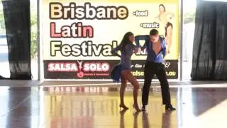 Takiko Mano & Paul Gravis - Infinity dance company - Latin Couples - Salsa Solo 2014 - Friday