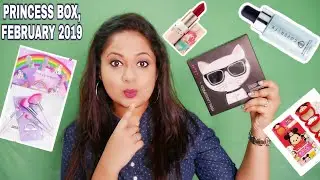 Princess Box February 2019|DISNEY |Cover FX| Lime Crime |Colour Pop |Unboxing and Review