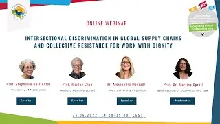 Webinar: Intersectional Discrimination in GSCs and Collective Resistance for Work with Dignity