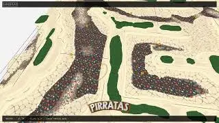 Pirratas! Procedural terrain rendering on threejs