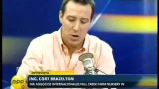 Entrevista a Fernando Cill&oacute;niz y Cort Brazelton - RPP - FRUTICIA 2014 (18.01.14)