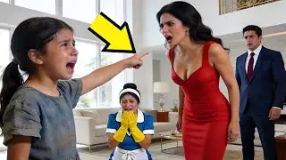 Niña Llora Y Grita: La Niñera Es Inocente, La Madrastra Envenenó—El Millonario Actúa De Inmediato…Y…