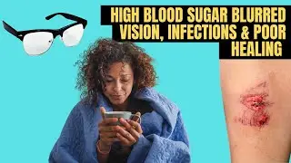 High Blood Sugar Causes Blurred Vision 👀👓, Yeast Infections & Poor Wound Healing