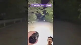 6000 vs 18000 Lumens Flashlight Test 🔦 This Light Turns Night Into Day!