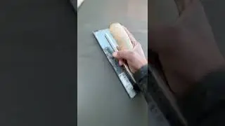 Smooth trowel finish #youtubeshorts #youtube #shorts #asmr #concrete