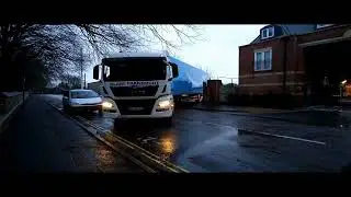 Amazon line haul truck, routing through Eastern Road  4 March 2024 17:20