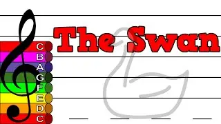 The Swan [Saint-Sa&euml;ns] - Treble Clef Boomwhacker Play Along