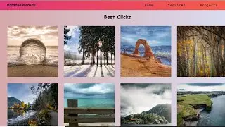 Photography Portfolio using HTML and CSS | WEB DEVELOPMENT TUTORIALS