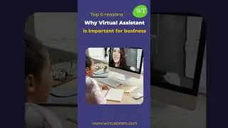 Top 6 Reasons why #virtualassistant is important for todays business #hireremoteteams
