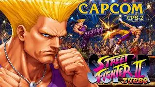 Super Street Fighter 2X Turbo Guile Lev8 2:0 Playthrough