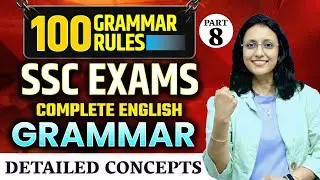 SSC English Grammar 2026 🔥 100 Most Important Rules (Part 8) | CGL • CHSL • MTS • CPO