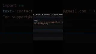 Extract Email IDs from given text | quick and easy 🤞✉️ | #pythonforbeginners #coding #programming
