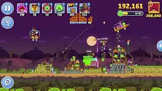 Турнир 1-го уровня Angry Birds Friends 1638, три звезды, без бонусов, прохождение 29 октября 2025 г.