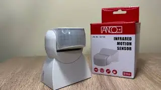 Anco mozg&aacute;s&eacute;rz&eacute;kelő oldalfali 180&deg; IP65 12m feh&eacute;r 321132