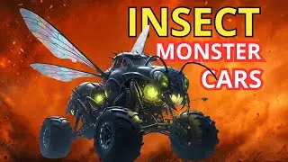 Monster Truck Cars Inspired by Insects | Monster Car Show