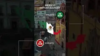 Mexico Import Export by the numbers l Mexico's Sovereign Trade Data #economicpower #gdp #global