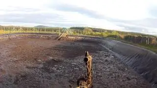 Piping out slurry with Maher agri callan