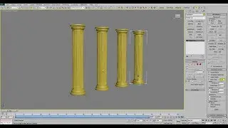 3Ds Max architectural column !! Tutorial