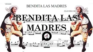 Bendita Las Madres - Partitura y Acordes (Violin)